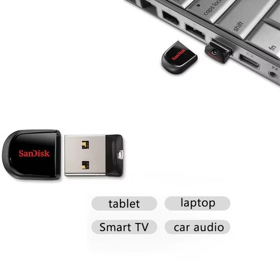 فلش مموری سن دیسک sandisk Cruzer Fit CZ33 USB 64GB