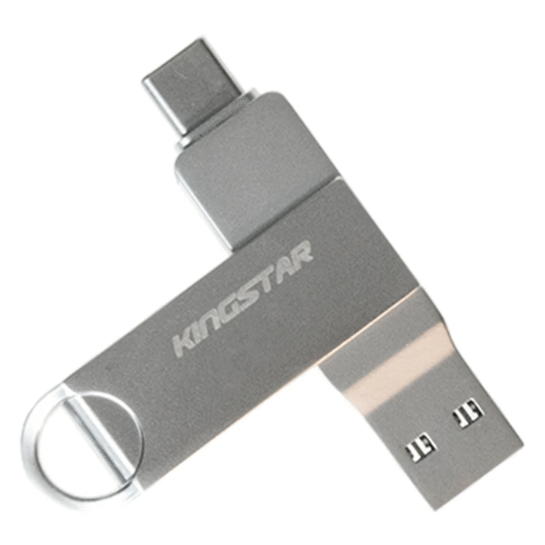 فلش مموری 128 گیگ تایپ سی کینگ استار kingstar c60/128g