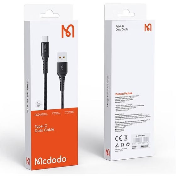 کابل شارژ مکدودو mcdodo ca227 برایUSB-A To Type-C