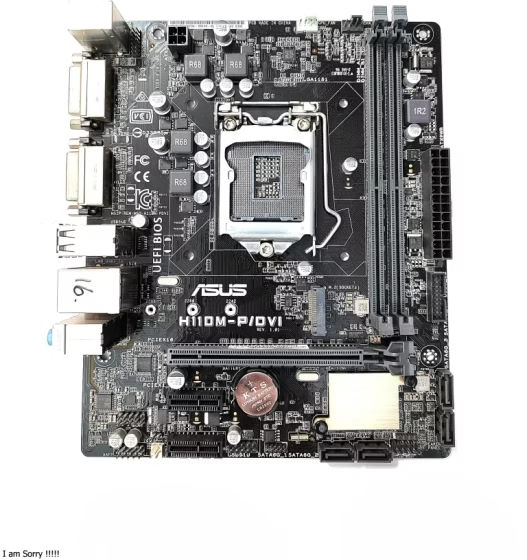 مادربرد  ایسوس h110m-p/dvi سوکت 1151