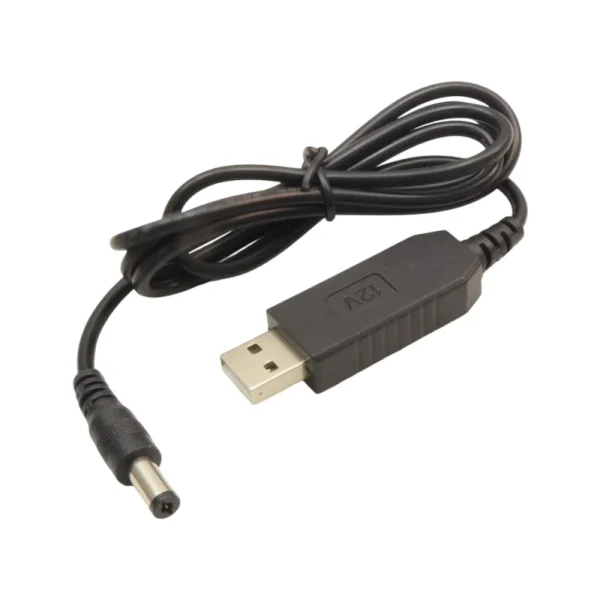 کابل USB افزاینده ولوت ولتاژ DC با خروجی 12 ولت 12V-1000mA