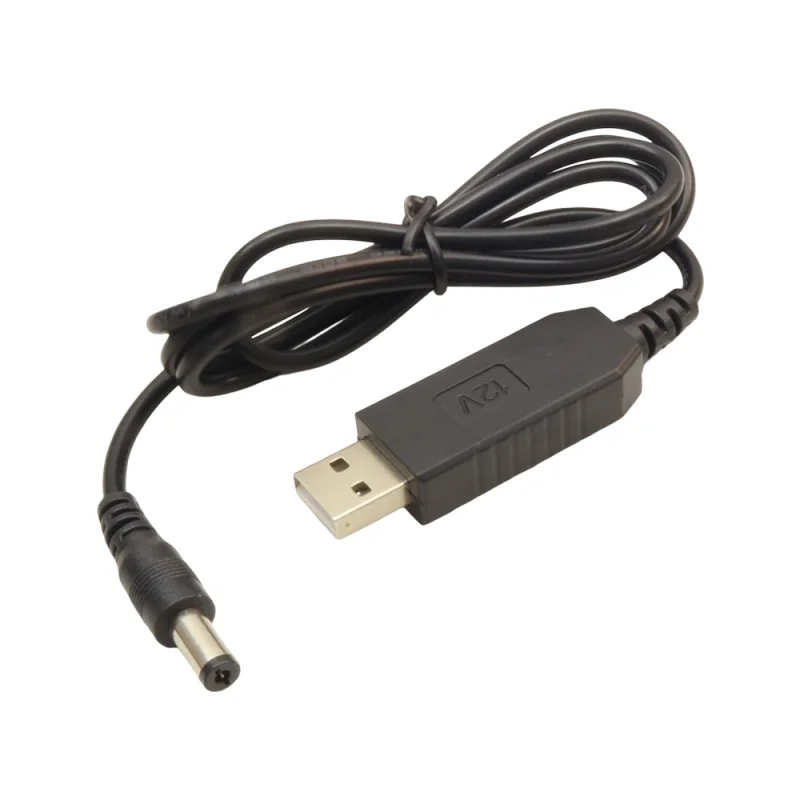 کابل USB افزاینده ولوت ولتاژ DC با خروجی 12 ولت 12V-1000mA